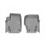 Коврики салона Volkswagen Amarok 2010-15 WeatherTech 46326-1-2 , Серые