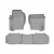 Коврики салона WeatherTech Land Rover / Range Rover Discovery 4 2013-, Серые