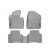 Коврики салона WeatherTech Hyundai Santa Fe 2012-, Серые