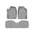 Коврики салона Toyota Highlander 2014- WeatherTech 46632-1-2, Серые