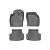 Коврики салона Volkswagen Golf 2013- WeatherTech 44496-1-2, Черные