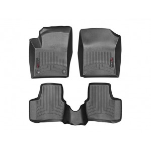 Коврики салона Skoda Citigo WeatherTech 44506-1-2, черные Коврики салона Skoda Citigo WeatherTech 44506-1-2, черные