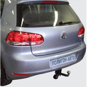 Фаркоп VOLKSWAGEN Golf 6 съемный Полигон Авто  Фаркоп VOLKSWAGEN Golf 6 съемный Полигон Авто