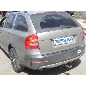 Фаркоп SKODA Octavia A5 Scout 2006-09 условно-съемный Полигон Авто Фаркоп SKODA Octavia A5 Scout 2006-09 условно-съемный Полигон Авто