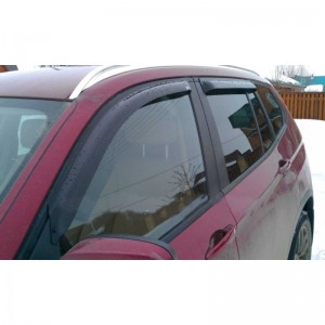 BMW X3 2011-2015 - Дефлекторы окон, 4 шт, темные. EGR. BMW X3 2011-2015 - Дефлекторы окон, 4 шт, темные. EGR.