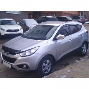 Hyundai ix35 2010- Дефлекторы окон, 4 шт, темные, EGR. Hyundai ix35 2010- Дефлекторы окон, 4 шт, темные, EGR.