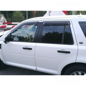 Land Rover Freelander 2007- Дефлекторы окон, 4 шт, темные, EGR. Land Rover Freelander 2007- Дефлекторы окон, 4 шт, темные, EGR.