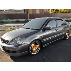 Mitsubishi Lancer 2003-2006 - Дефлекторы окон, 4 шт, темные, EGR. Mitsubishi Lancer 2003-2006 - Дефлекторы окон, 4 шт, темные, EGR.
