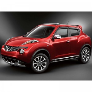 Nissan Juke 2010- Дефлекторы окон, 4 шт, темные, EGR. Nissan Juke 2010- Дефлекторы окон, 4 шт, темные, EGR.