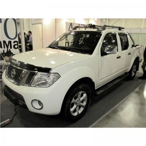 Nissan Navara 2005-  Дефлекторы окон, 4 шт, темные, EGR. Nissan Navara 2005-  Дефлекторы окон, 4 шт, темные, EGR.