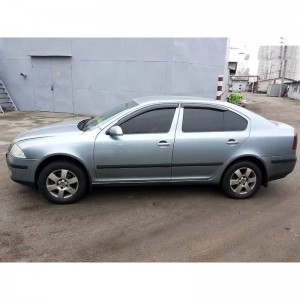 Skoda Octavia A5 2004-2013 - Дефлекторы окон, 4 шт, темные, EGR. Skoda Octavia A5 2004-2013 - Дефлекторы окон, 4 шт, темные, EGR.