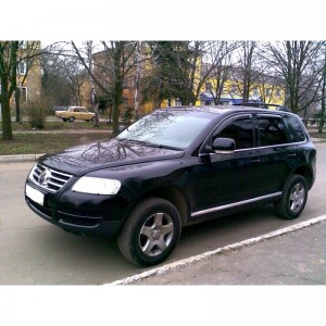 Volkswagen Touareg 2002-2010 - Дефлекторы окон, 4 шт, темные, EGR. Volkswagen Touareg 2002-2010 - Дефлекторы окон, 4 шт, темные, EGR.