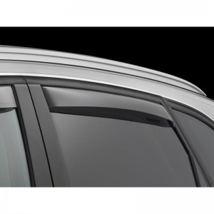 Audi Q5 2009-2016 - Дефлекторы окон, задние, темные. (WeatherTech) Audi Q5 2009-2016 - Дефлекторы окон, задние, темные. (WeatherTech)