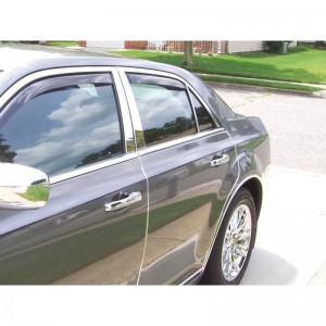 Chrysler 300C 2011-2016 - Дефлекторы окон, задние, светлые. (WeatherTech) Chrysler 300C 2011-2016 - Дефлекторы окон, задние, светлые. (WeatherTech)