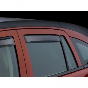 Dodge Caliber 2007-2012 - Дефлекторы окон, задние, темные. (WeatherTech) Dodge Caliber 2007-2012 - Дефлекторы окон, задние, темные. (WeatherTech)