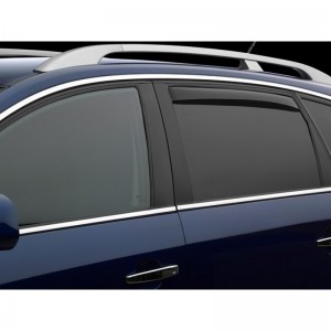 Ford Explorer 2011-2016 - Дефлекторы окон, задние, темные. (WeatherTech) Ford Explorer 2011-2016 - Дефлекторы окон, задние, темные. (WeatherTech)