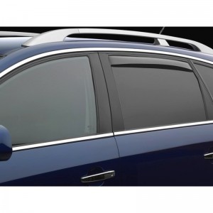 Ford Explorer 2011-2016 - Дефлекторы окон, задние, светлые. (WeatherTech) Ford Explorer 2011-2016 - Дефлекторы окон, задние, светлые. (WeatherTech)