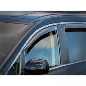 Honda Odyssey 2013-2016 - Дефлекторы окон, передние, светлые. (WeatherTech) Honda Odyssey 2013-2016 - Дефлекторы окон, передние, светлые. (WeatherTech)