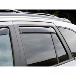 Hyundai Santa Fe 2007-2012 - Дефлекторы окон, задние, темные. (WeatherTech) Hyundai Santa Fe 2007-2012 - Дефлекторы окон, задние, темные. (WeatherTech)