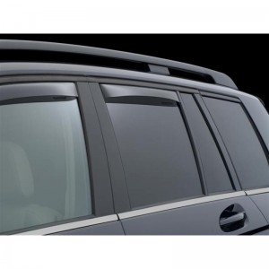 Mercedes GLK-Class 2010-2015 - Дефлекторы окон, задние, светлые. (WeatherTech) Mercedes GLK-Class 2010-2015 - Дефлекторы окон, задние, светлые. (WeatherTech)