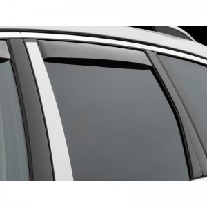 Porsche® Cayenne® 2011-2016 - Дефлекторы окон, задние, светлые. (WeatherTech) Porsche® Cayenne® 2011-2016 - Дефлекторы окон, задние, светлые. (WeatherTech)