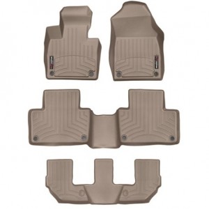 Коврики  Volvo XC90 2015- WeatherTech 45828-1-2-3, Бежевые Коврики  Volvo XC90 2015- WeatherTech 45828-1-2-3, Бежевые