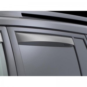 Toyota Highlander 2008-2013 - Дефлекторы окон, задние, светлые. (WeatherTech) Toyota Highlander 2008-2013 - Дефлекторы окон, задние, светлые. (WeatherTech)