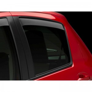 Toyota Yaris 2012-2016 - Дефлекторы окон, задние, темные. (WeatherTech) Toyota Yaris 2012-2016 - Дефлекторы окон, задние, темные. (WeatherTech)