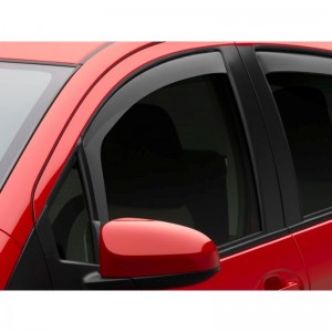 Toyota Yaris 2012-2016 - Дефлекторы окон, передние, светлые. (WeatherTech) Toyota Yaris 2012-2016 - Дефлекторы окон, передние, светлые. (WeatherTech)