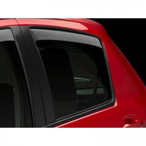 Toyota Yaris 2012-2016 - Дефлекторы окон, задние, светлые. (WeatherTech) Toyota Yaris 2012-2016 - Дефлекторы окон, задние, светлые. (WeatherTech)