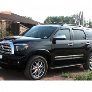 Toyota Sequoia 2008-2016 - Дефлекторы окон, 4 шт, темные. AVS. Toyota Sequoia 2008-2016 - Дефлекторы окон, 4 шт, темные. AVS.