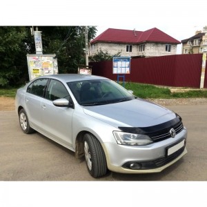 Volkswagen Jetta 2011-2016 - Дефлектор капота, темный, EGR. Volkswagen Jetta 2011-2016 - Дефлектор капота, темный, EGR.