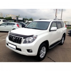 Toyota Land Cruiser Prado 2009-2013 - Дефлектор капота, темный, EGR. Toyota Land Cruiser Prado 2009-2013 - Дефлектор капота, темный, EGR.