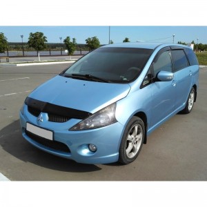 Mitsubishi Grandis 2004-2009 - Дефлектор капота, темный, EGR. Mitsubishi Grandis 2004-2009 - Дефлектор капота, темный, EGR.