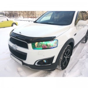 Chevrolet Captiva 2012-2016 - Дефлектор капота, темный. EGR. Chevrolet Captiva 2012-2016 - Дефлектор капота, темный. EGR.