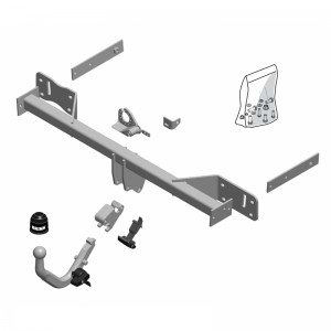 ФАРКОП Mercedes B-class 2011- быстросъемный Brink (Thule) 552200 ФАРКОП Mercedes B-class 2011- быстросъемный Brink (Thule) 552200