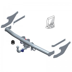 Renault Espace 2015- Фаркоп выдвижной, прячется под бампер BRINK MX (Thule MX) 607800 Renault Espace 2015- Фаркоп выдвижной, прячется под бампер BRINK MX (Thule MX) 607800