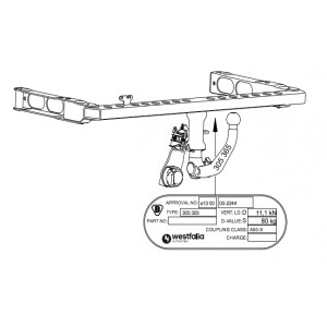 ФАРКОП AUDI A4 2008-15 быстросъемный Westfalia 305445600001 ФАРКОП AUDI A4 2008-15 быстросъемный Westfalia 305445600001