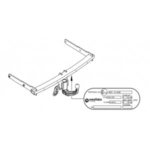 ФАРКОП AUDI A7 невидимый Westfalia 305429600001 ФАРКОП AUDI A7 невидимый Westfalia 305429600001