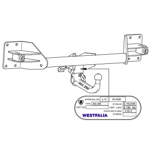 ФАРКОП BMW X6 E71 2008-14 быстросъемный Westfalia 303290600001 ФАРКОП BMW X6 E71 2008-14 быстросъемный Westfalia 303290600001