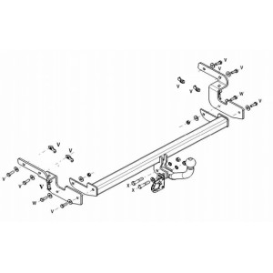 ФАРКОП Citroen C4 Cactus 2014- быстросъемный Westfalia 304160600001 ФАРКОП Citroen C4 Cactus 2014- быстросъемный Westfalia 304160600001