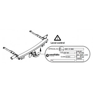 ФАРКОП Ford Galaxy с пневмоподвеской 2015- быстросъемный Westfalia 307498600001 ФАРКОП Ford Galaxy с пневмоподвеской 2015- быстросъемный Westfalia 307498600001