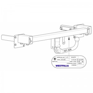 ФАРКОП Mercedes R-class w251 2006- невидимый Westfalia 313222600001 ФАРКОП Mercedes R-class w251 2006- невидимый Westfalia 313222600001