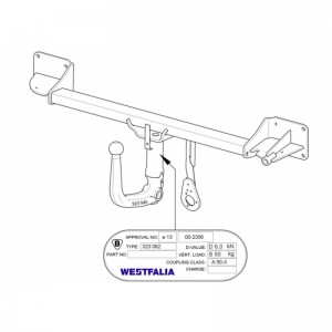 ФАРКОП Mini Clubman 2007-10 быстросъемный Westfalia 323084600001 ФАРКОП Mini Clubman 2007-10 быстросъемный Westfalia 323084600001