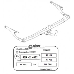 ФАРКОП Renault Espace 2015- быстросъемный Westfalia 316387600001 ФАРКОП Renault Espace 2015- быстросъемный Westfalia 316387600001