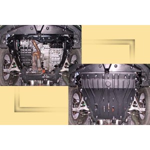 HYUNDAI Grandeur 2,4; 2,7; 3,3 АКПП (4 и 5 поколение) 2005-2016г. Защита моторного отсека HYUNDAI Grandeur 2,4; 2,7; 3,3 АКПП (4 и 5 поколение) 2005-2016г. Защита моторного отсека