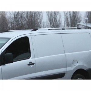 Рейлинги хромированные для Fiat Scudo 2007-2015гг. с пластиковыми опорами Рейлинги хромированные для Fiat Scudo 2007-2015гг. с пластиковыми опорами