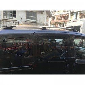 Рейлинги хромированные для Citroen Nemo 2008- с металлическими опорами Рейлинги хромированные для Citroen Nemo 2008- с металлическими опорами