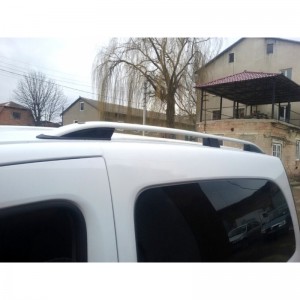 Рейлинги Skyport (серый мат) для Renault Dokker Рейлинги Skyport (серый мат) для Renault Dokker