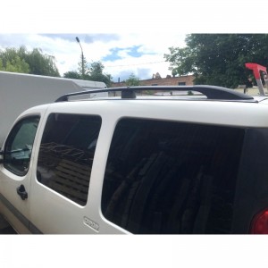 Рейлинги черные для Fiat Doblo 2001-2010гг. с металлическими опорами Рейлинги черные для Fiat Doblo 2001-2010гг. с металлическими опорами